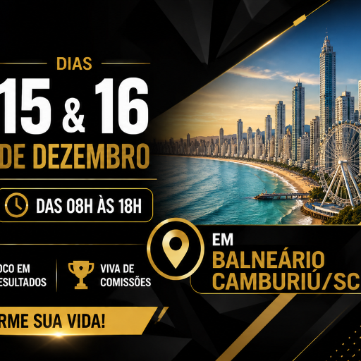 Viver de Comissão - Balneário Camburiú/SC