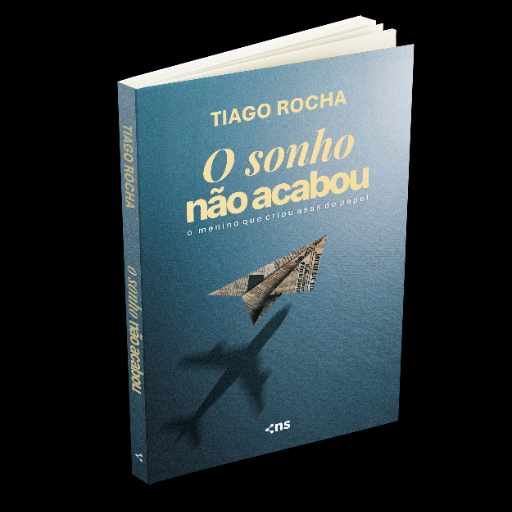 Livro Autografado por Tiago Rocha | O Sonho não acabou