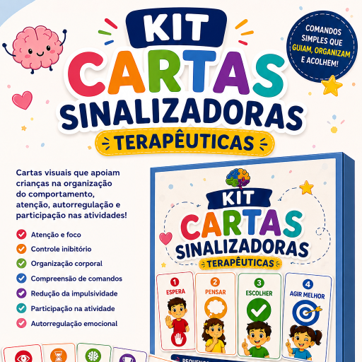 ✨ Kit Cartas Sinalizadoras Terapêuticas ✨