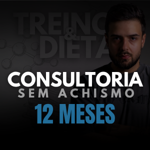 CONSULTORIA SEM ACHISMO - TREINO E DIETA - 12 MESES | CONTRATO