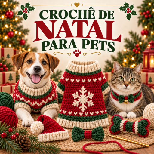 Crochê de Natal para Pets
