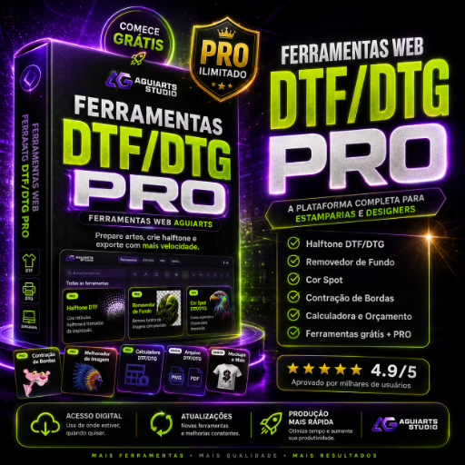 Ferramentas DTF/DTG PRO Mensal