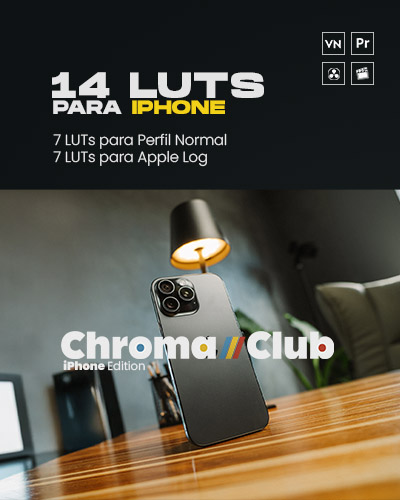 Filtros (LUTs) para iPhone Chroma Club