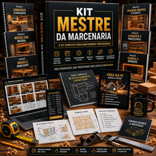 Kit Básico - Mestre da Marcenaria