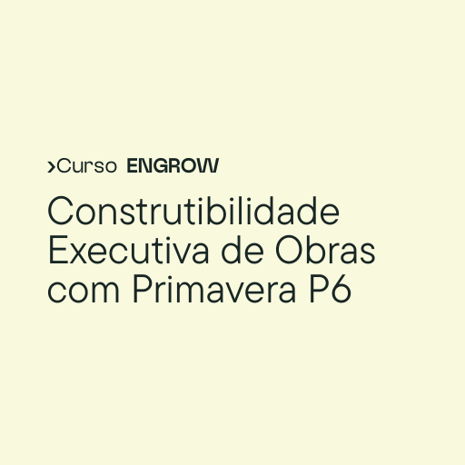 Construtibilidade Executiva de Obras com Primavera P6