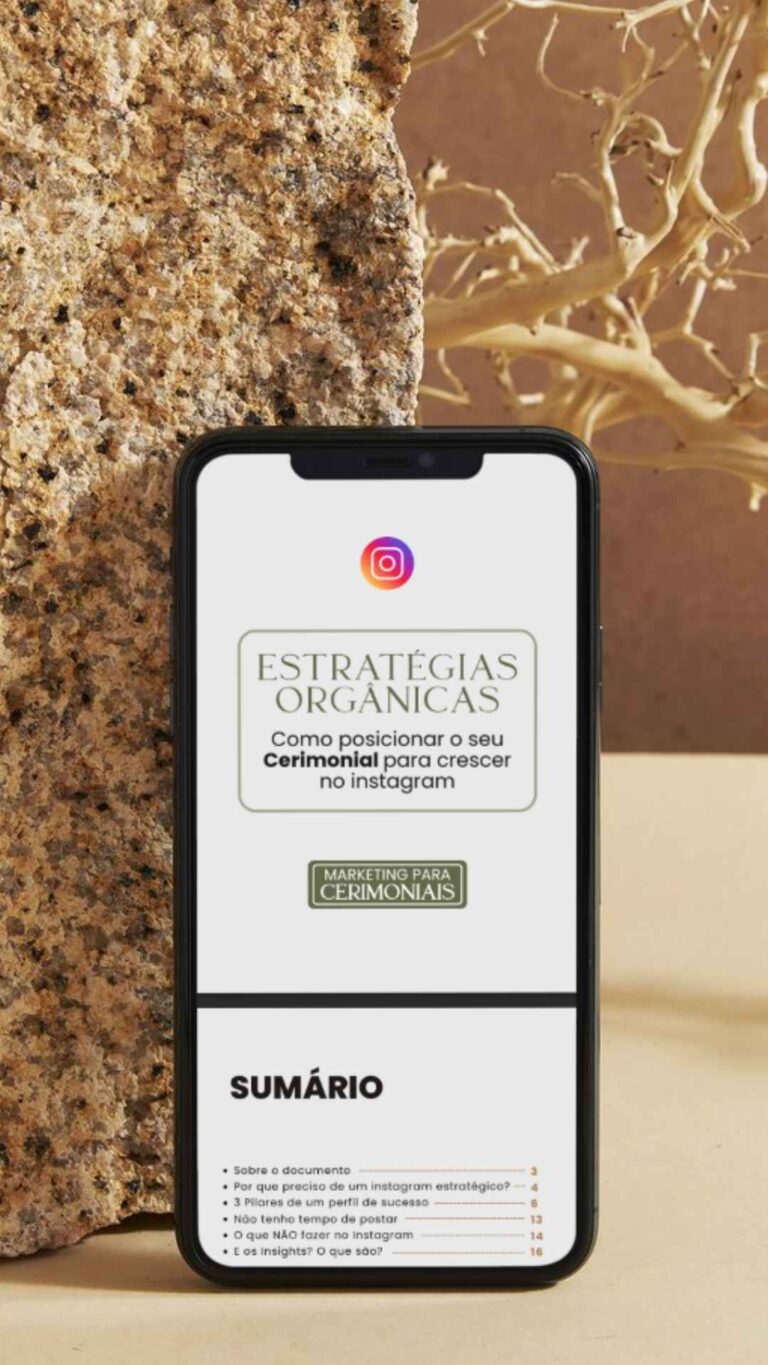 Conteúdos Estratégicos para o Instagram do seu Cerimonial