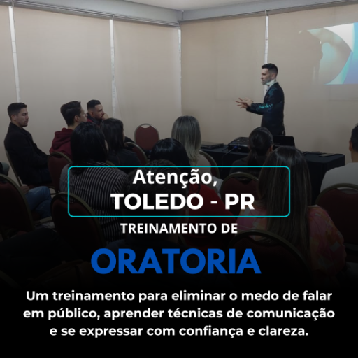 TOLEDO - A Arte de Falar Sem Medo - 27 de Setembro as 09:00 - 20:00