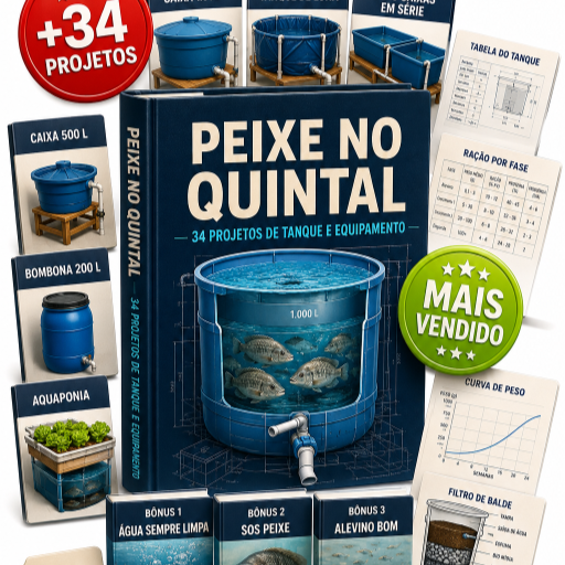 Peixe no Quintal — 34 projetos de tanque e equipamento