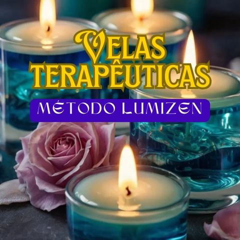Velas terapêuticas com o método Lumizen PRO - real