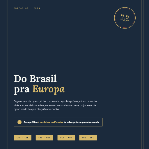 Do Brasil para Europa 