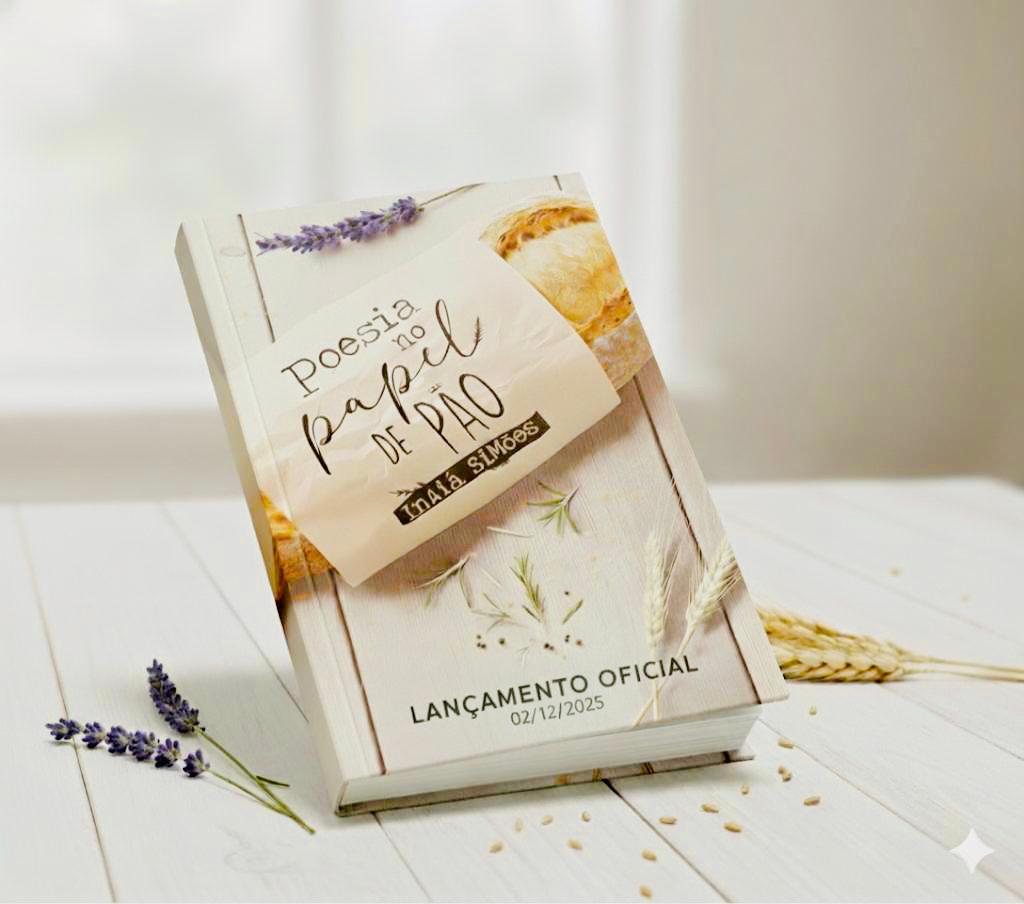 Livro Poesia no Papel de Pão