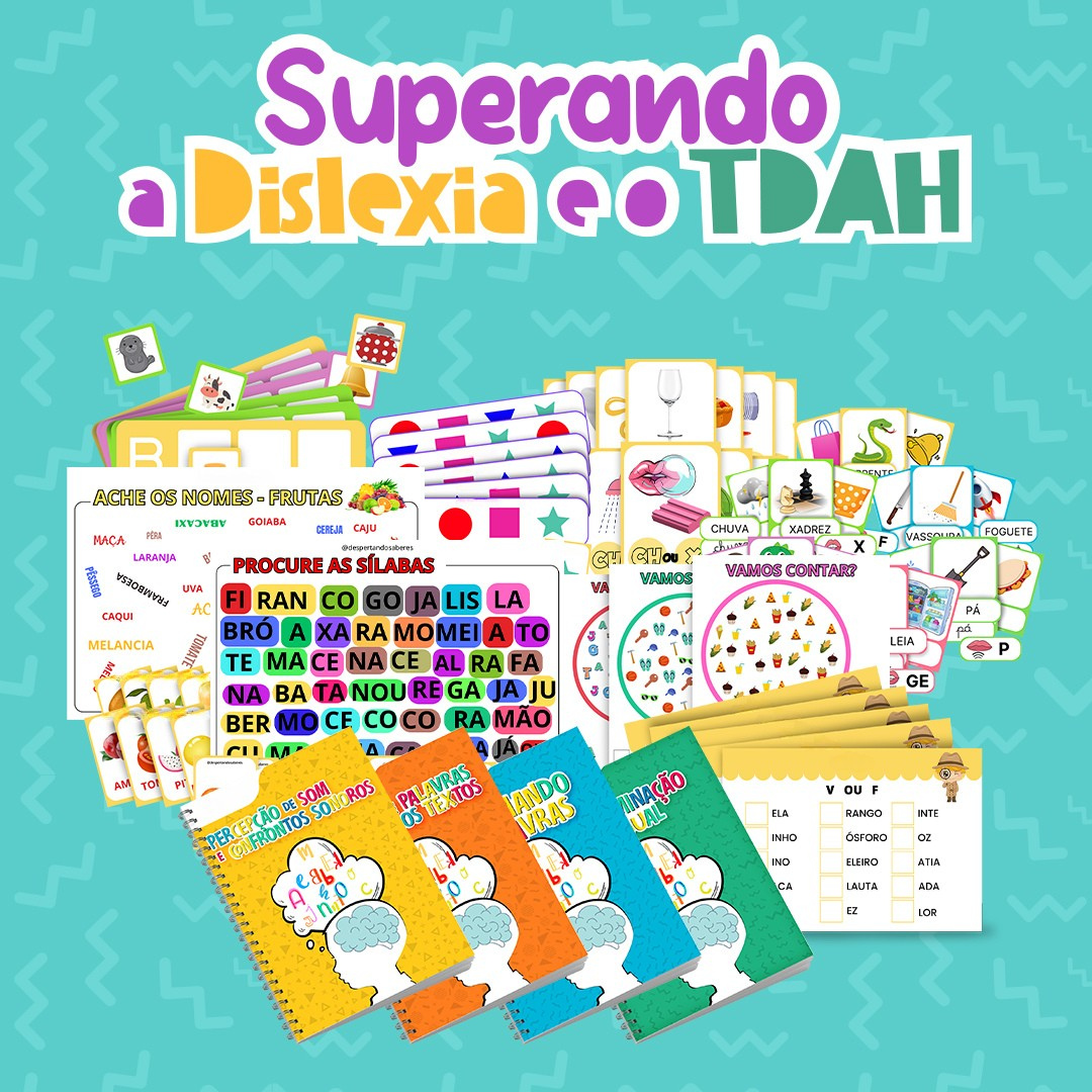 Superando a Dislexia e o TDAH (R$ 17,40)