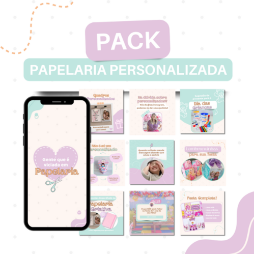 Posts Prontos Papelaria Personalizada - Área de membros