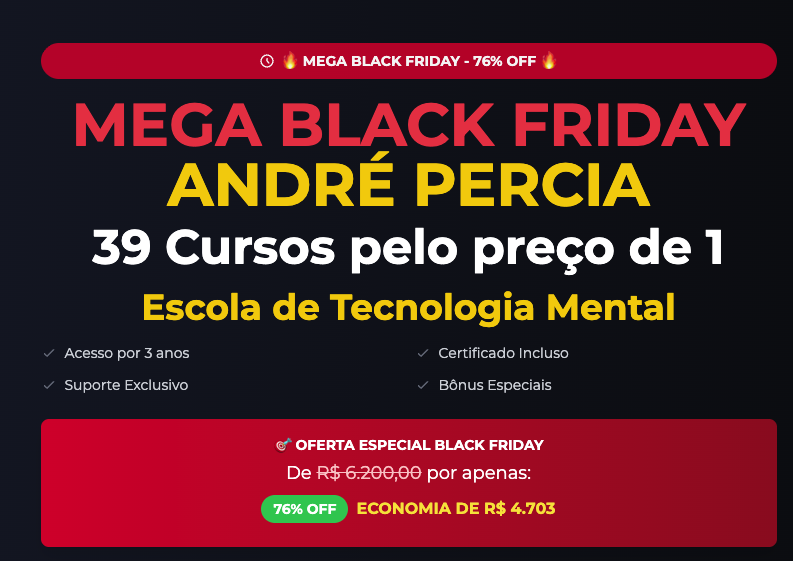 Mega Black Friday André Percia