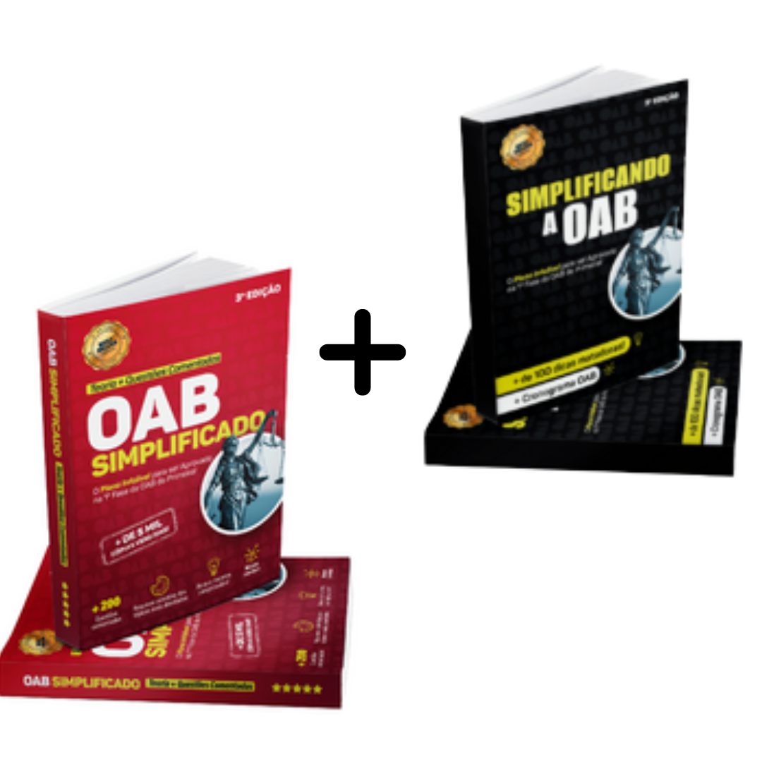 Kit Combo Dois Livros OAB 3º Edição OAB 2025