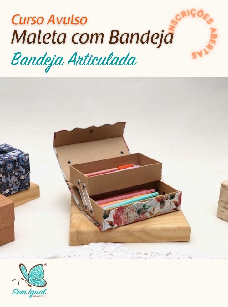 Maleta com Bandeja Articulada