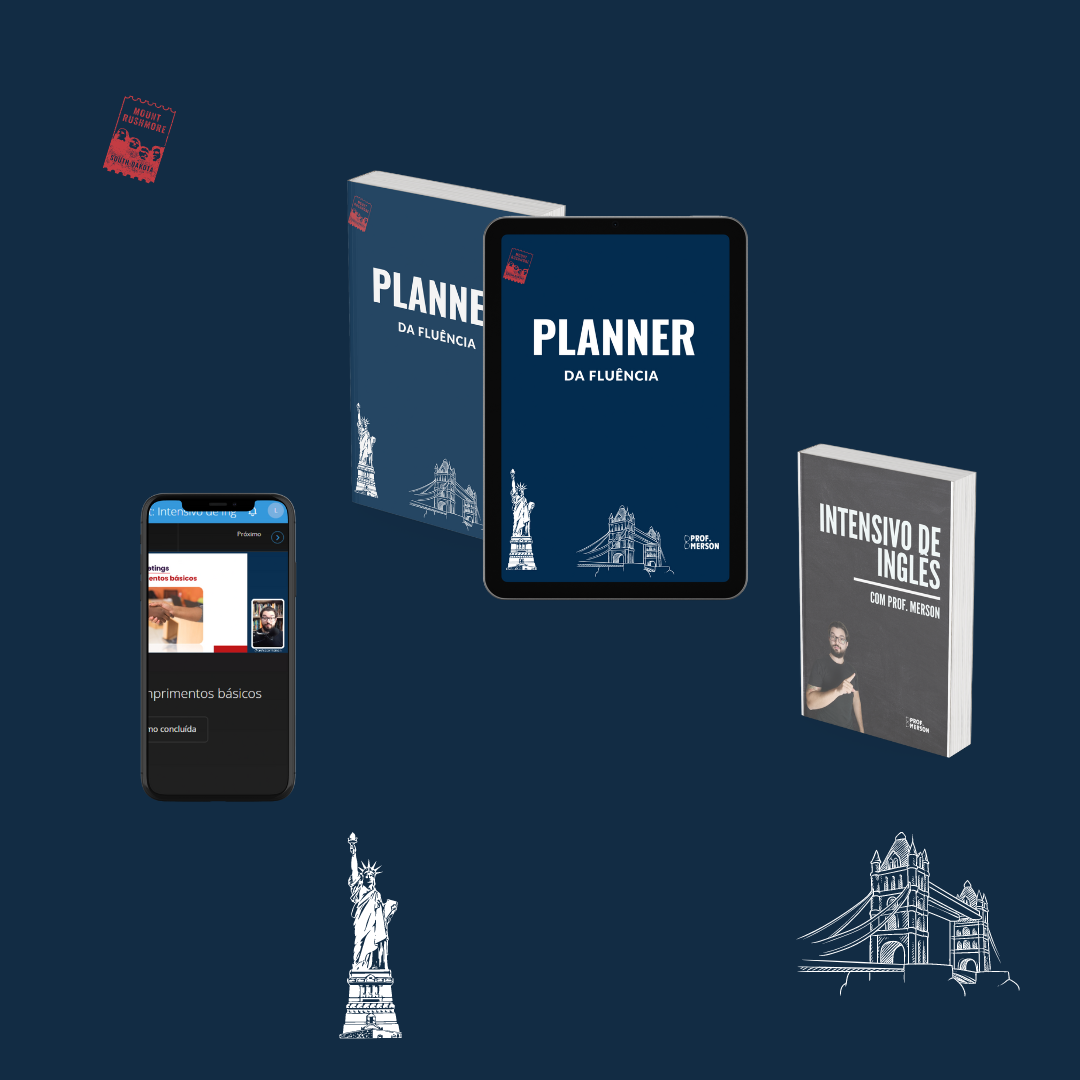 Biblioteca digital do autodidata em inglês com Prof. Merson: Plano Gold