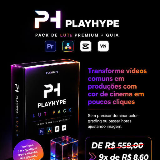 Pack de LUTs Cinematográficos para iPhone 17 Pro | Blackmagic Camera App | LOG, HDR e Rec.709 | +20 LUTs Profissionais