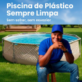 Piscina de Plástico Sem Complicação: Água Sempre Limpa e Pronta pra Uso