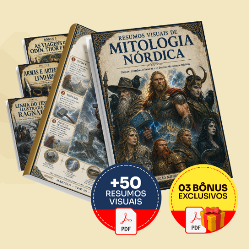50 Resumos Ilustrados da Mitologia Nórdica - Completo