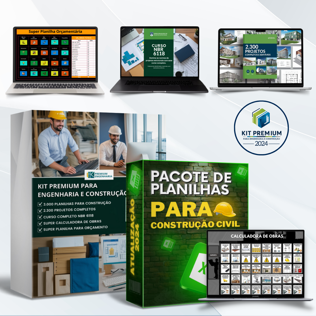 Kit Premium de Engenharia e Construção 2026 - Super Oferta