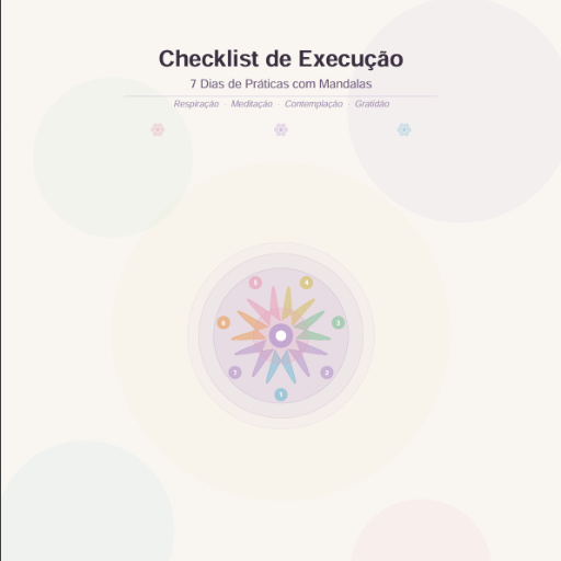 Isa - Checklist - 7 Dias de Práticas com Mandalas