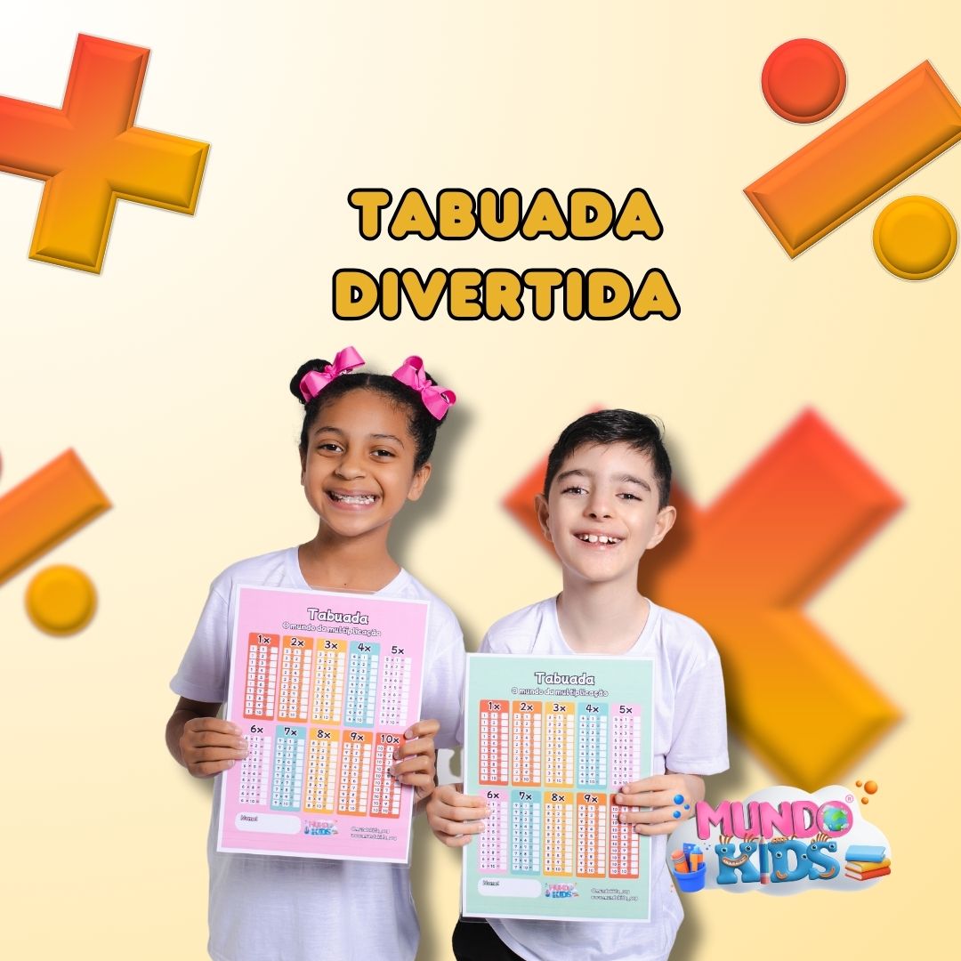 Tabuada divertida da multiplicação