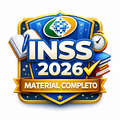 Apostila e Mapas Mentais Concurso INSS 2026 - Técnico do Seguro Social