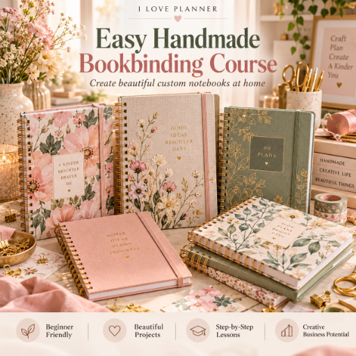 Easy Handmade Bookbinding Course