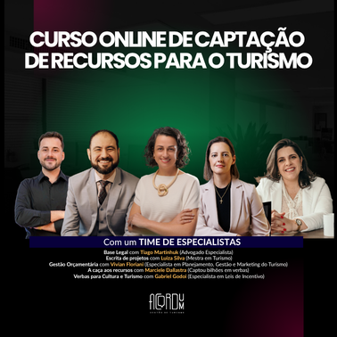 Curso Online de Captação de Recursos para o Turismo