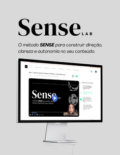 Sense Lab | Construa sua estratégia de conteúdo através do nosso método com direção e autonomia.