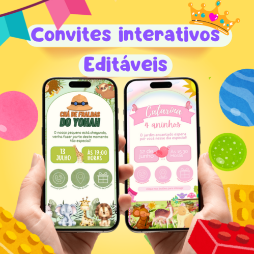 Pack Convites Interativos Lucrativos - Área de Membros