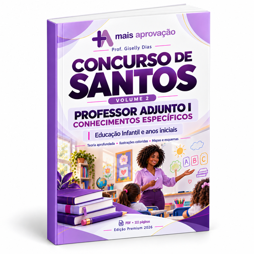 Guia Esquematizado Professor Adjunto I – Santos 2026 – Banca IBAM