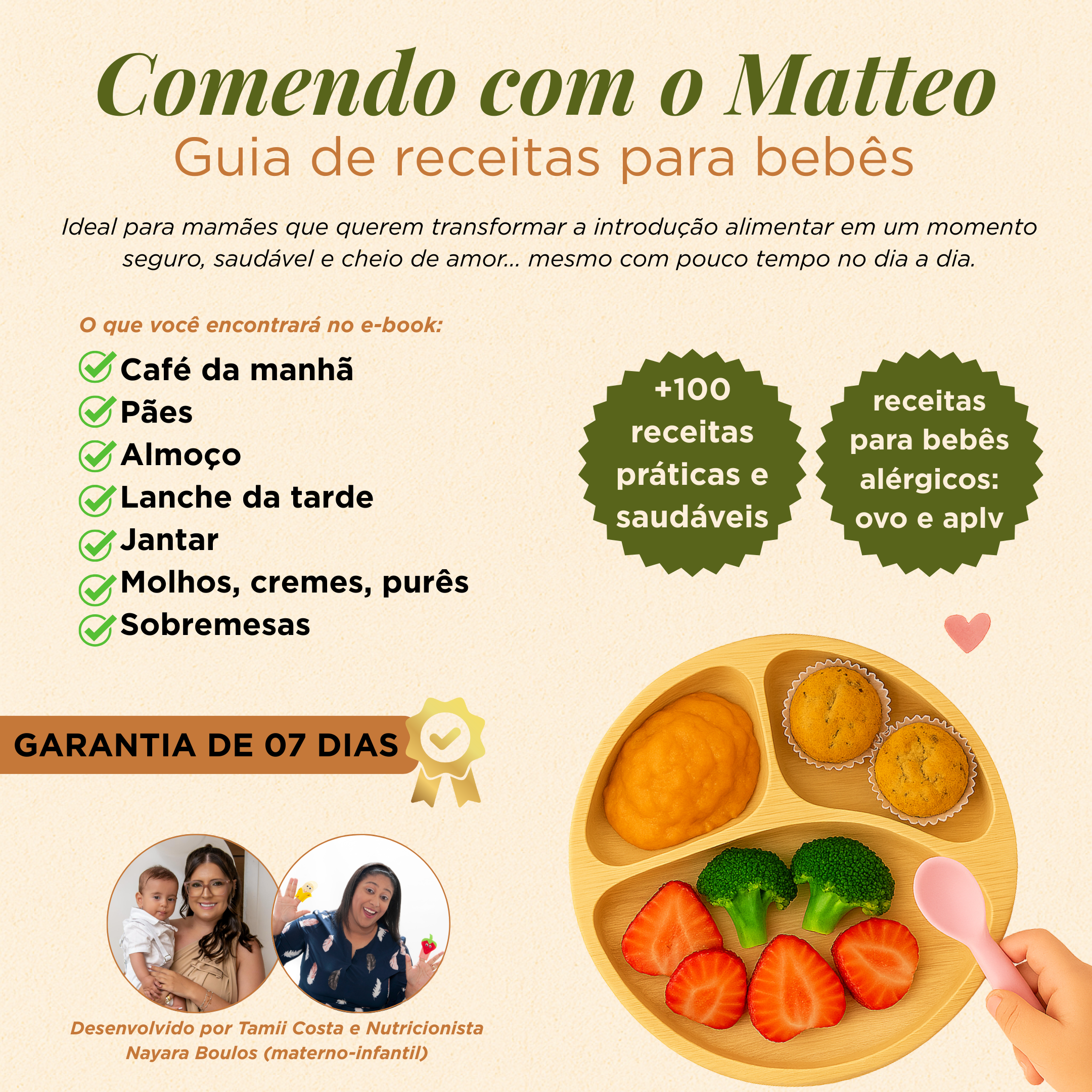 CCM - Guia de receitas para bebês