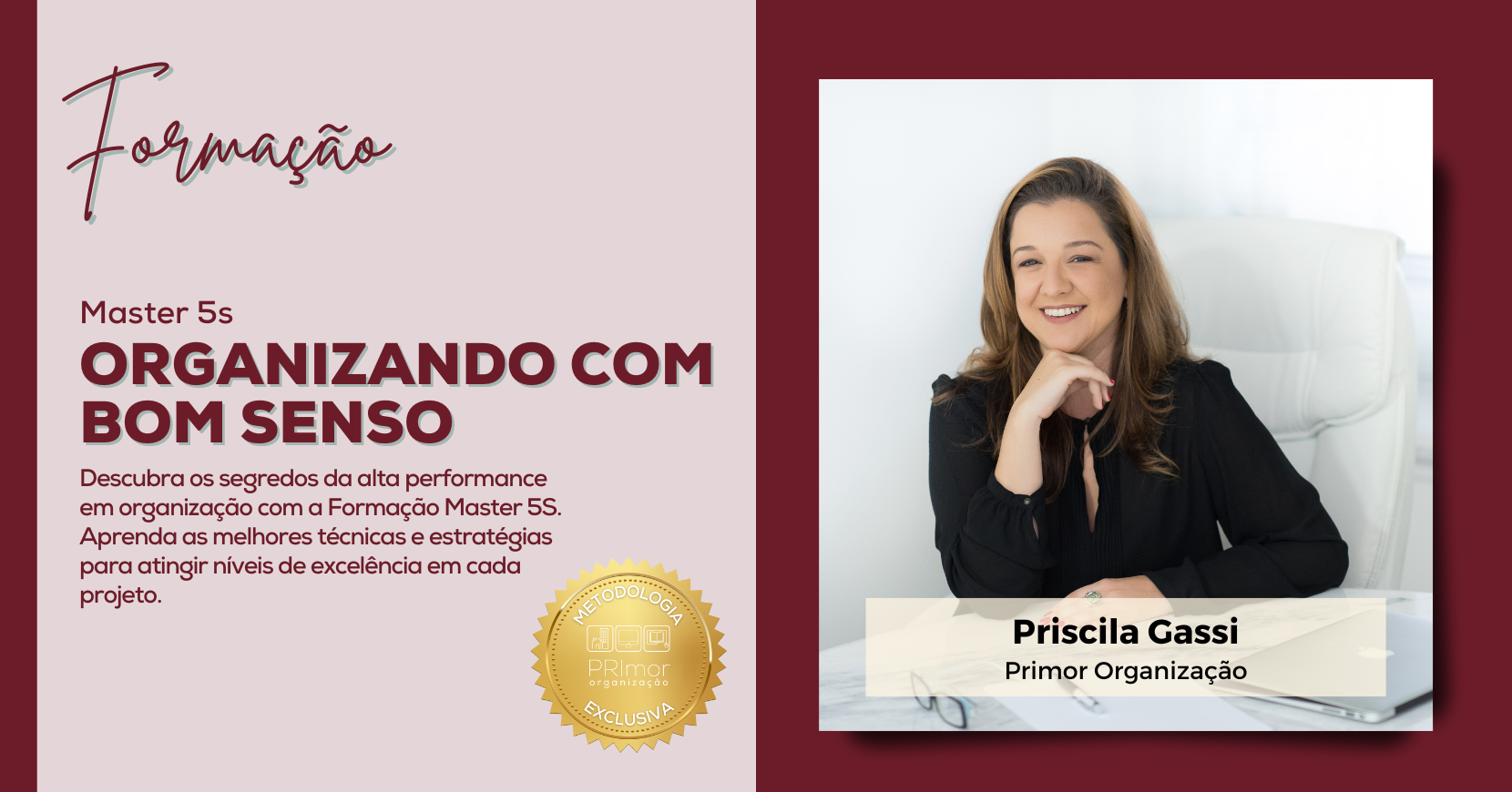 Master 5s - Método de organização Priscila Gassi