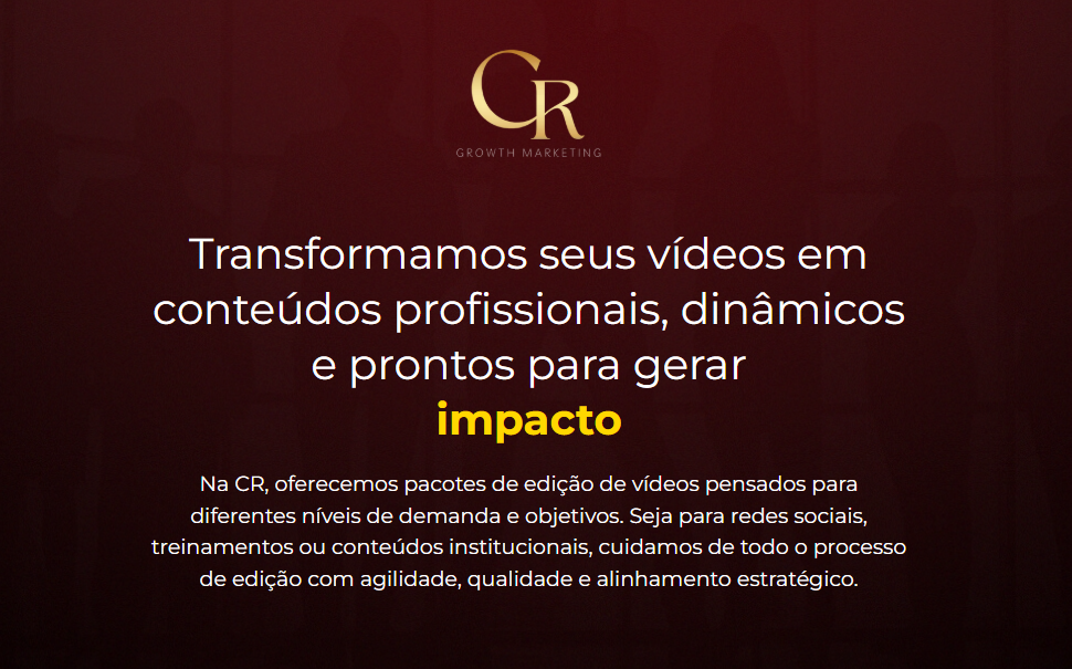 Vídeos - Plano Premium de edição