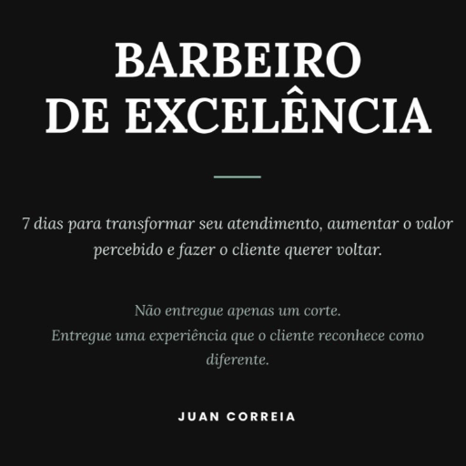 Ebook Barbeiro de Excelência