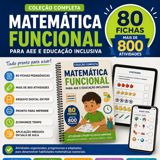 80 FICHAS DE MATEMÁTICA AEE