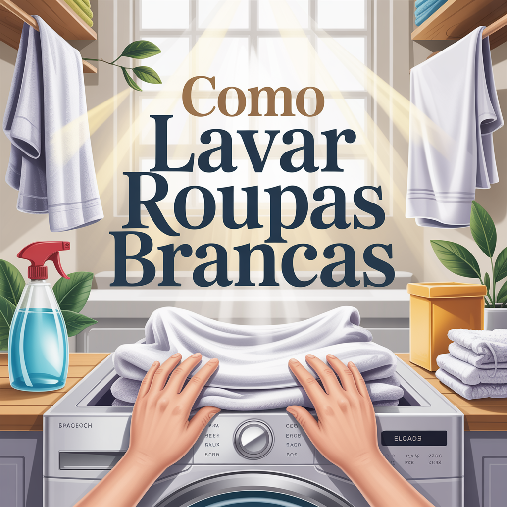 Como lavar roupas brancas