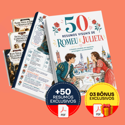  50 Resumos Visuais de Romeu e Julieta - completo