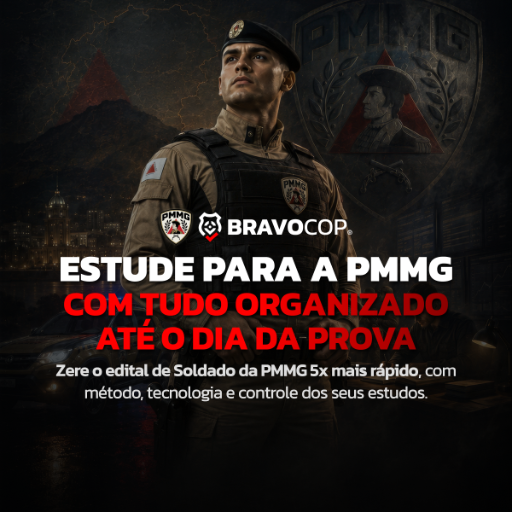 🔺 PMMG CHO | Até a prova