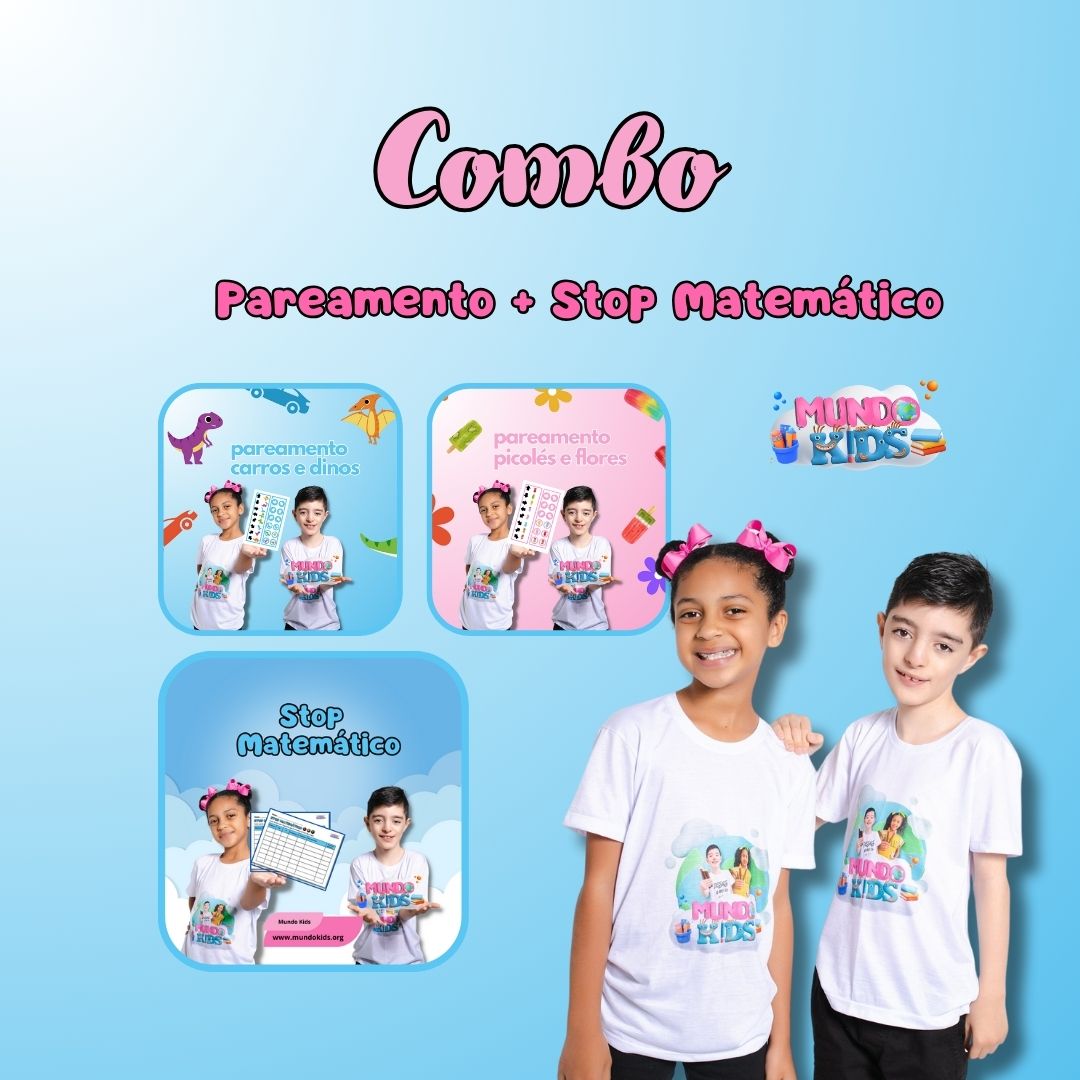 Pareamento divertido + Stop Matemático