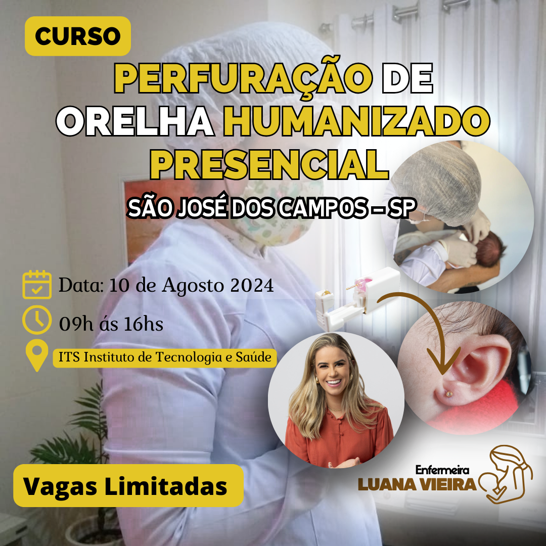 Curso de Perfuração de Orelha Humanizado Presencial 