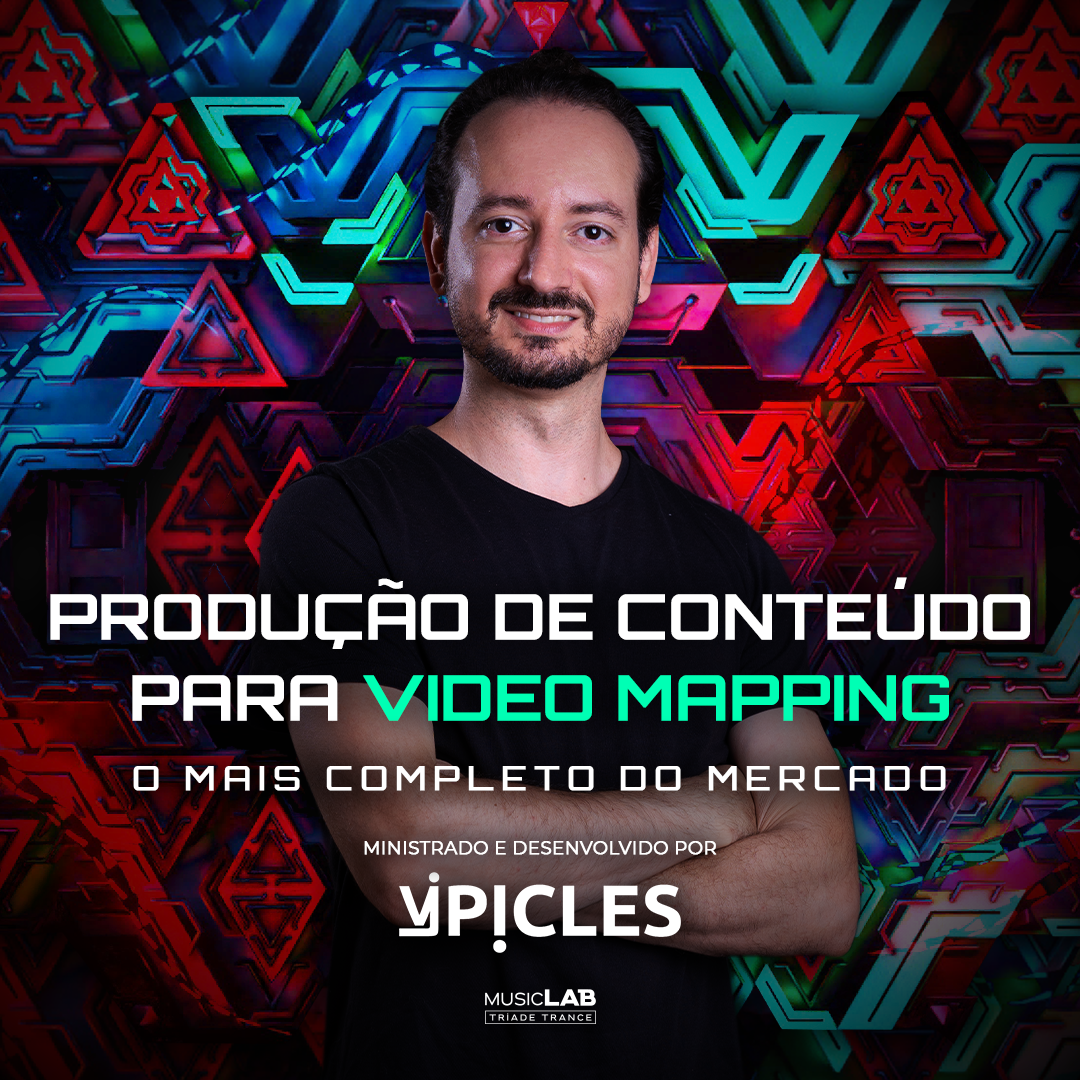 Produção de Conteúdo Para Video Mapping com VJ Picles