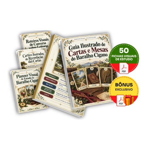 Guia Ilustrado de Cartas e Mesas do Baralho Cigano