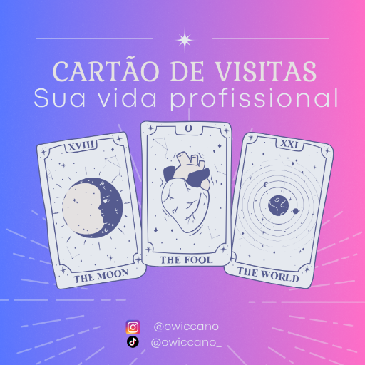 CARTÃO DE VISITAS -  SUA VIDA PROFISSIONAL