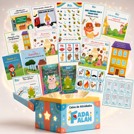 Caixa de Atividades da Fada Falah + Fada Falah Goodies