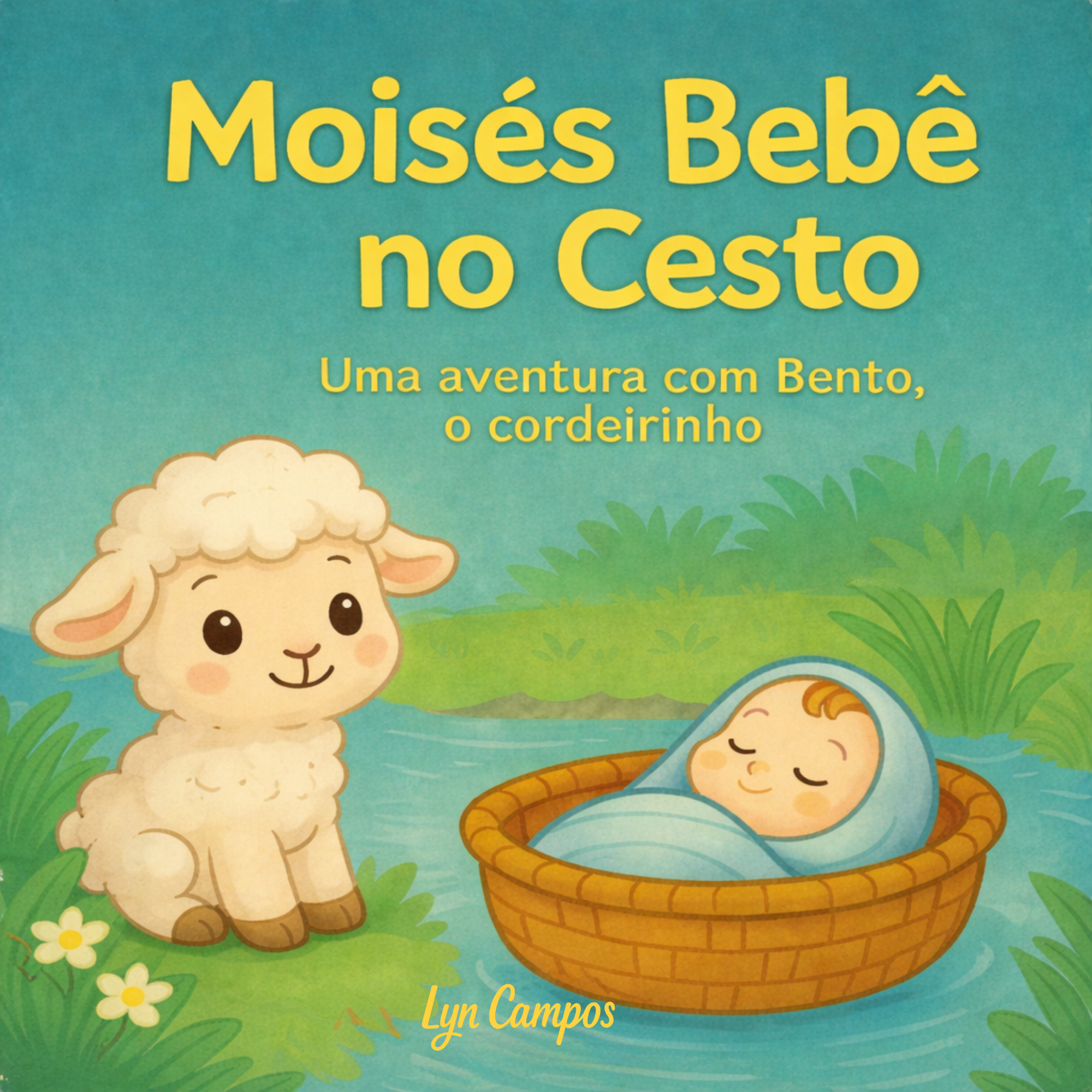 Moisés Bebê no Cesto 