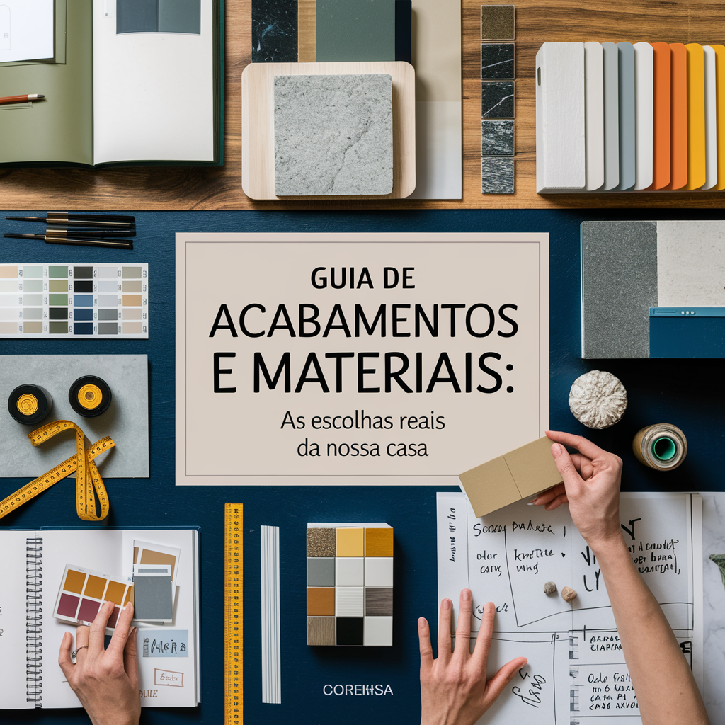 Guia de Acabamentos e Materiais - As Escolhas Reais da Nossa Casa