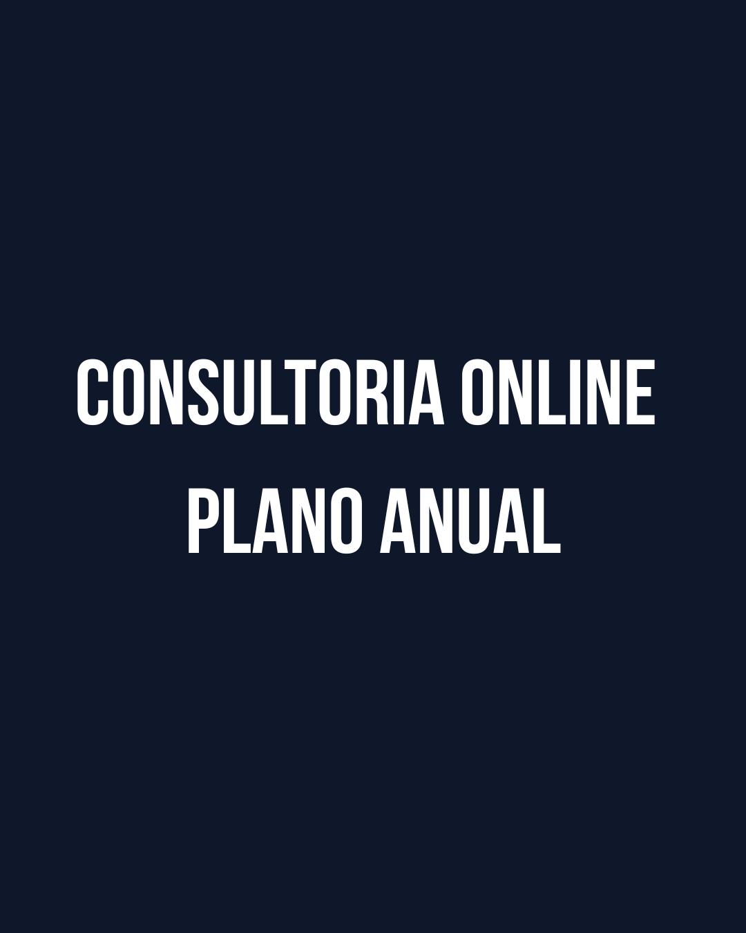 Consultoria Online Guilherme Neves - Plano Anual